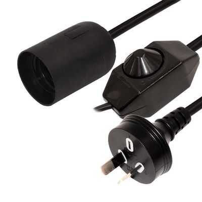 Kabel H03VVh2-F 2G*0.75mm2 Salzlampe Dimmerschalter und E14 Stromkabel mit Australien Stecker