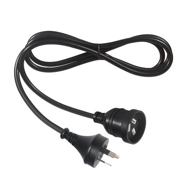 Australien Stecker H05vv-f 3g 3*0.5mm2/0.75mm2 IEC Stecker Stromkabel mit Doppelweibchen