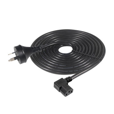 90 Grad Rechtswinkel C13 bis SAA 3Pin Stromkabel H05VV-F 3G*0.75mm2 1,2 M für PC-Monitor