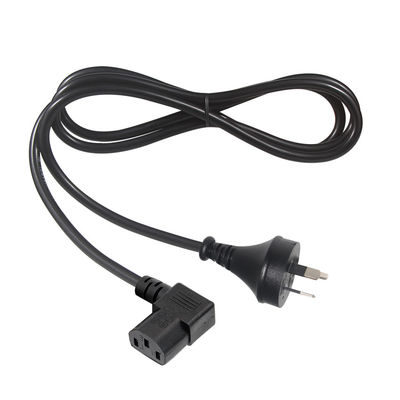 90 Grad Rechtswinkel C13 bis SAA 3Pin Stromkabel H05VV-F 3G*0.75mm2 1,2 M für PC-Monitor