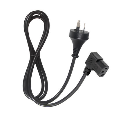 90 Grad Rechtswinkel C13 bis SAA 3Pin Stromkabel H05VV-F 3G*0.75mm2 1,2 M für PC-Monitor