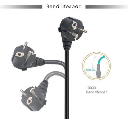 Pse Pdu-Sperrstecker-Stromkabel mit übertragbarem Schuko CEE 77 bis IEC15-Anschluss