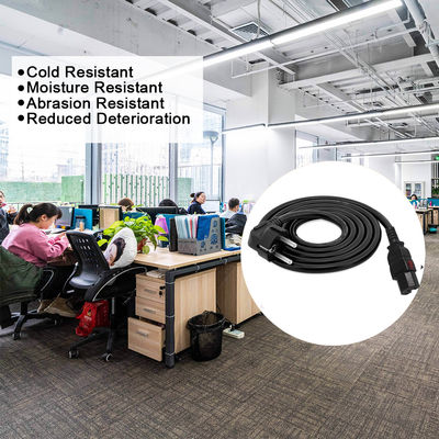 Pse Pdu-Sperrstecker-Stromkabel mit übertragbarem Schuko CEE 77 bis IEC15-Anschluss