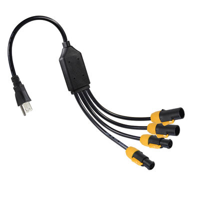 PowerCON True1 Steckverbinder 4 Y Splitter Iec Elektrische Steckdose Kabelverlängerung Pdu Usa Stromversorgungskabel