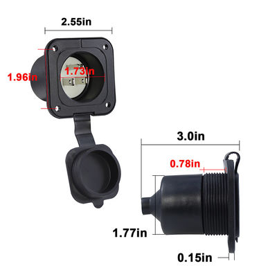 NEMA 5-15R Wasserdichtes Konverter-Netzkabel 1M 15A 125V