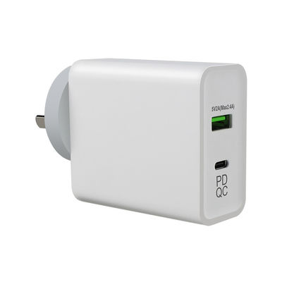 240V 45W QC 3,0 Wandstecker Stromversorgung Adapter für Euro USB C 2m Kabel