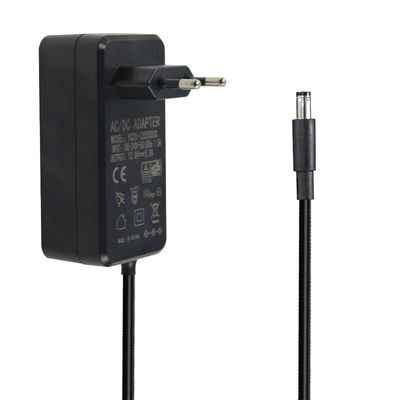 EU-Wandstecker 1M 22AWG Stromversorgungsadapter 12V 5A 5521Mm für LED-Überwachungskamera