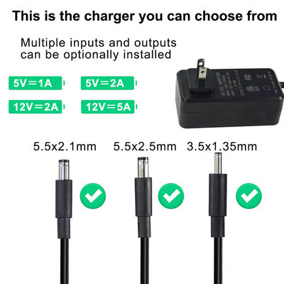 12V Universal-Stromversorgung Adapter 1A 5A 3A Wandstecker im Typ AC zu DC