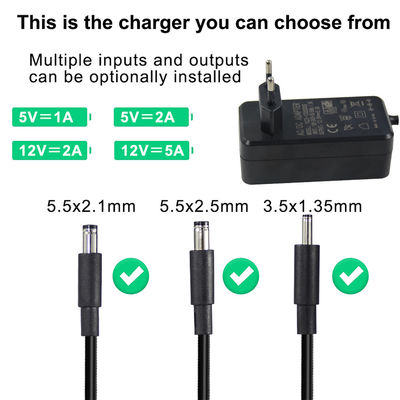 12V Universal-Stromversorgung Adapter 1A 5A 3A Wandstecker im Typ AC zu DC