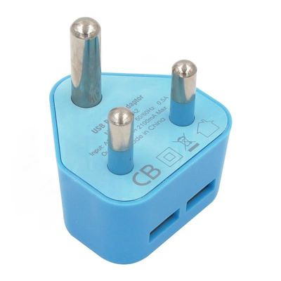 Südafrika Indien Stecker Stromversorgung Adapter Mobiltelefon Stromanschluss 5Volt 3Pin