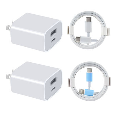 QC Dual Port 20W USB C Ladegerät für Videospiel-Spieler