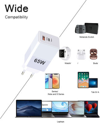 EU US UK AU GaN 140w 120w 65W 45w Laptop USB C Ladegerät mit QC2.0 Funktion