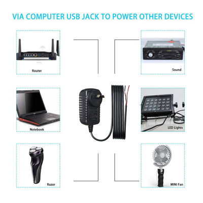 AU Stecker-In-Dc-Stromversorgungsadapter 5V 3A Ausgang für LED-Monitor und Schnellladung