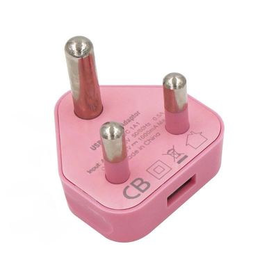 5V 2.1A Dual-USB-Ladegerät für Südafrika und Indien