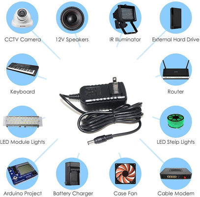 24V1A 2a Black Ups Backup Lithiumbatterie 2.3A DC-Versorgung 24 Volt 6 Ampere Wechselstromadapter