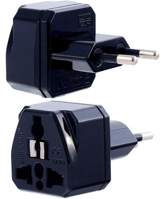 Europäischer auf UK Stecker Adapter 250V 10A ABS+Kupfer Reise Strom