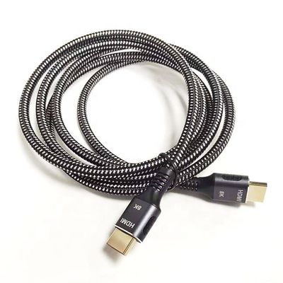 Hochgeschwindigkeit 4K 8K UHD geflochtenes Nylon 2.1 HDMI-Kabel für ein ultimatives Seherlebnis