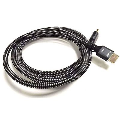 Hochgeschwindigkeit 4K 8K UHD geflochtenes Nylon 2.1 HDMI-Kabel für ein ultimatives Seherlebnis