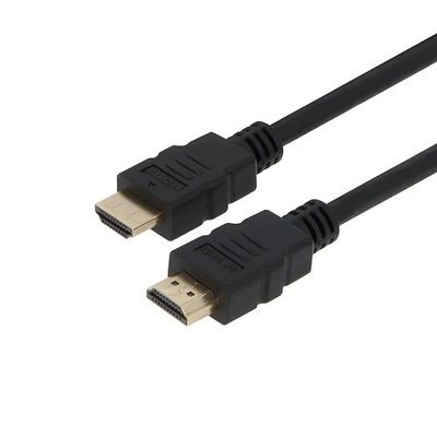 1M-30M Schwarzes 4K HDMI-Kabel mit Zopfschirm 24k Goldplattiert Männlich-Männlich 2.0 3D 60Hz