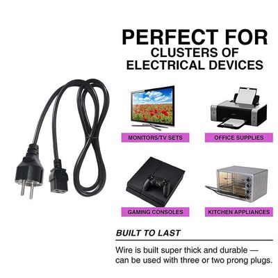 30A 240V Kabel 1,5mm Shuko VDE Verstärkerkabel IECC19 weiblicher Stecker Pdu Ac Stecker