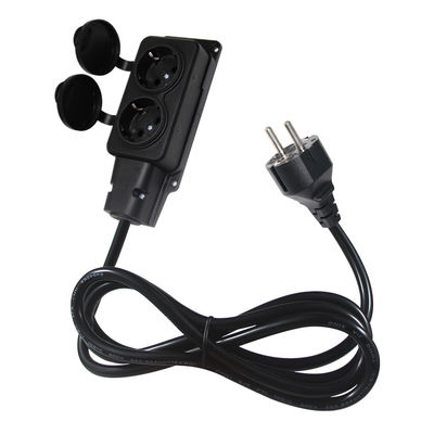 Europa Schuko Kabel Adapter Typ F Stecker Kabel Steckdose 4x Steckdosen Eu Verlängerungskabel