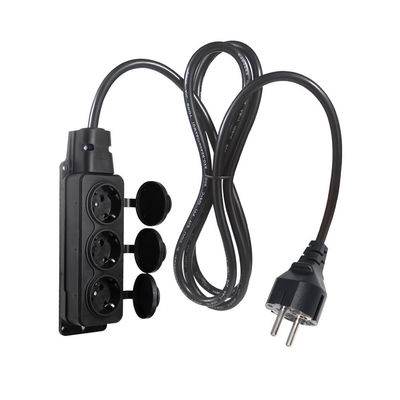 Europa Schuko Kabel Adapter Typ F Stecker Kabel Steckdose 4x Steckdosen Eu Verlängerungskabel