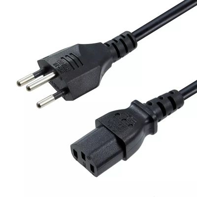 Schweizer Stecker Stromkabel Stecker Hauptelement Verkabelung Schweiz Stecker Schwarz/Weiß 250V Schweizer Stecker Stromkabelkabel