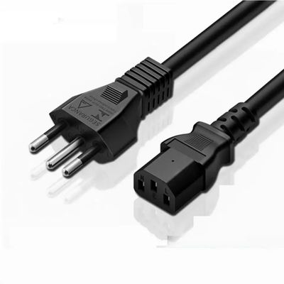 Schweizer Stecker Stromkabel Stecker Hauptelement Verkabelung Schweiz Stecker Schwarz/Weiß 250V Schweizer Stecker Stromkabelkabel