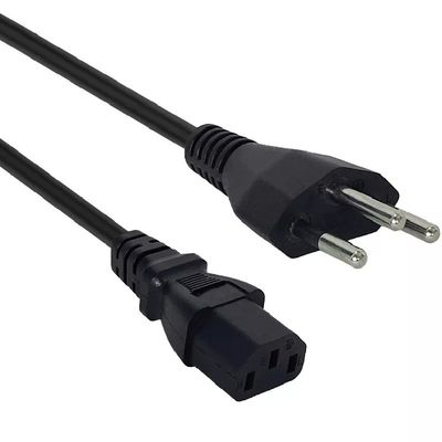 Schweizer Stecker Stromkabel Stecker Hauptelement Verkabelung Schweiz Stecker Schwarz/Weiß 250V Schweizer Stecker Stromkabelkabel