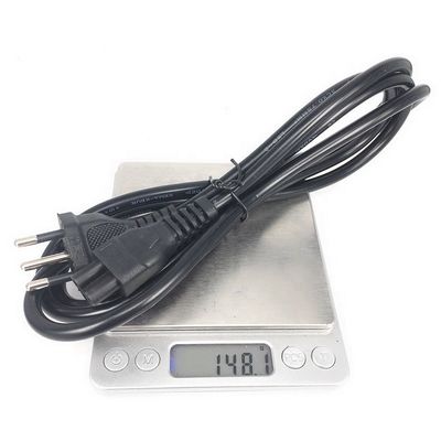 IEC320 C5 3 Rundspinn-Stromkabel für Brasilien NBR14136 Standard 3x0.75 Quadratkern