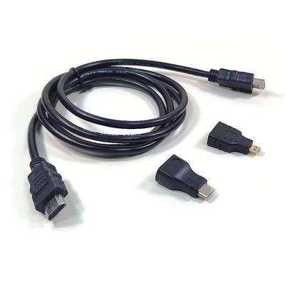 1.5m HDMI-Kabel 3 in 1 für Videokamera und Tablet PC zum Fernseher