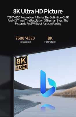 48 Gbps 8K60Hz 4K120Hz 8K HDMI 2.1 Kabel HDMI2.1 M bis M Kabel mit PVC-Jacket