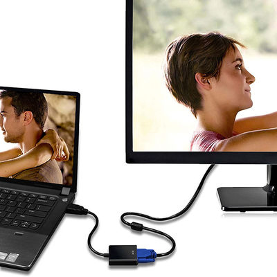 1080P HDMI zu VGA Konverter Adapter Kabel für Computer Männlich zu weiblich Audio Video