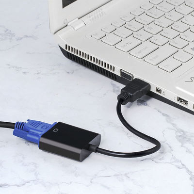 1080P HDMI zu VGA Konverter Adapter Kabel für Computer Männlich zu weiblich Audio Video