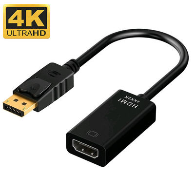 ABS Koaxial-Goldplattiert Displayport Männlich DP zu HDMI Kabel Adapter für Projektor