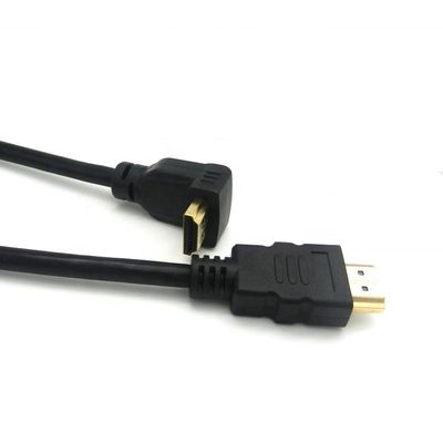90°-Winkel-Gold-Anschluss 2.0V 4K 60Hz HDMI-Kabel 1,5m für Multimedia