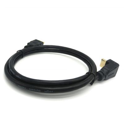 90°-Winkel-Gold-Anschluss 2.0V 4K 60Hz HDMI-Kabel 1,5m für Multimedia