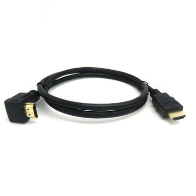 90°-Winkel-Gold-Anschluss 2.0V 4K 60Hz HDMI-Kabel 1,5m für Multimedia
