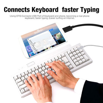 20 cm Typ C zu USB Typ A weibliches OTG-Kabel Adapter individuell