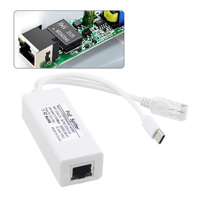 USB von 48 Volt POE Splitter zu 12V Kamera 802.3af USB Typ C Single Lan Port 1A 1.2A
