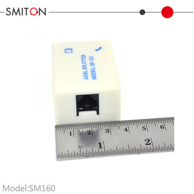 Telephone Splitter Adapter CE ROHS-zertifiziert für ADSL-Verbindungen mit RJ11 6P2C-Port