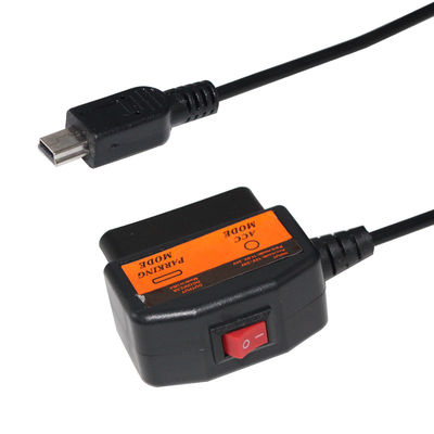 Umschaltbare Gasfahrzeuge und Autos DVR Fahrgerät Ladekabel mit Schalter
