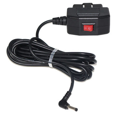 Umschaltbare Gasfahrzeuge und Autos DVR Fahrgerät Ladekabel mit Schalter