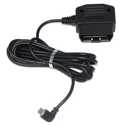 Autos OBD Ladekabel 24 64Awg 5V/2A OBD2 16pin zum rechten Winkel Mikro 5P Diagnosetool