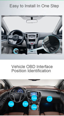 5V 12V Autoladegerät Stromverlängerungskabel OBD-2 bis Typ C USB-C Kabel für Dashcam