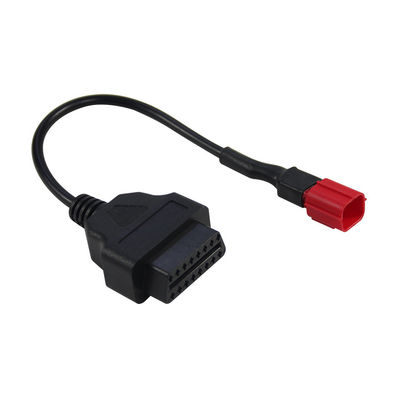 6 Pins Motorrad Fahrrad Diagnostik OBD Adapter für Euro5 Motor Analyzer 12V/24V Länge 30cm