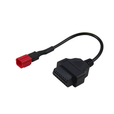 6 Pins Motorrad Fahrrad Diagnostik OBD Adapter für Euro5 Motor Analyzer 12V/24V Länge 30cm