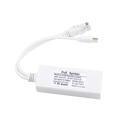 1 Gbps Schalter Kapazität USB-Type-c Poe Splitter für Strom und Ethernet Rj45 Shield Stecker