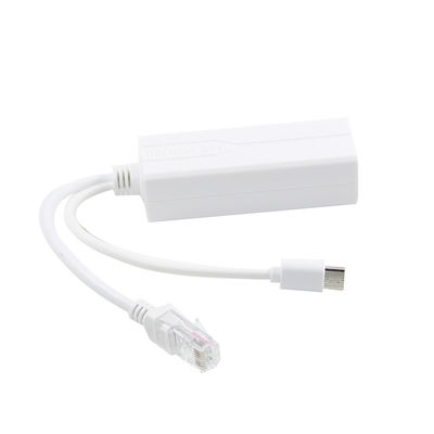 1 Gbps Schalter Kapazität USB-Type-c Poe Splitter für Strom und Ethernet Rj45 Shield Stecker