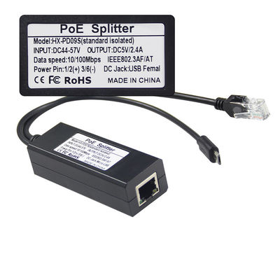 12v 2a Typ C und LAN Port RJ 45 Verbinden USB Poe Splitter für Power Over Ethernet